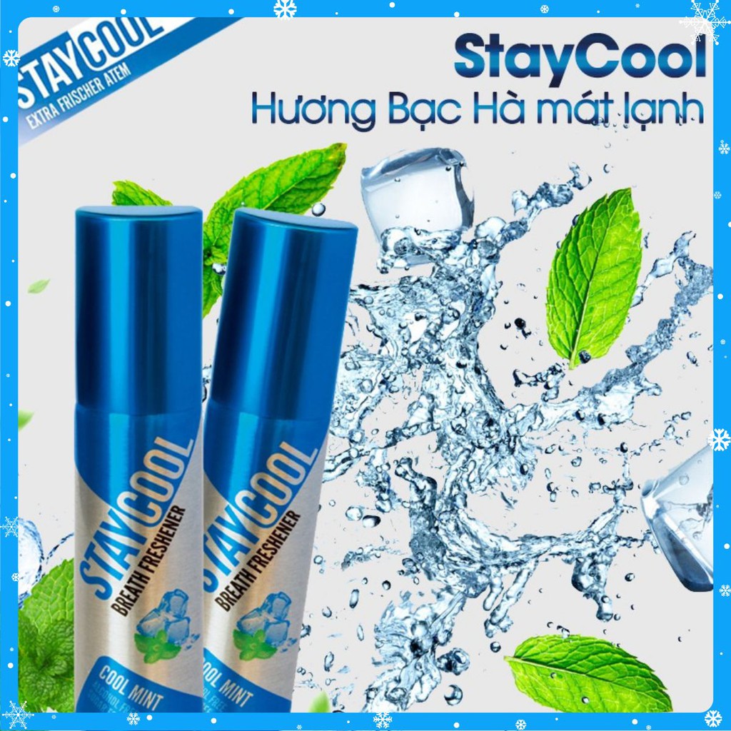 Chai Xịt Thơm Miệng Staycool Nhập Khẩu Anh Quốc Chính Hãng