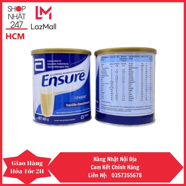 Sữa Bột Ensure Vanille Geschmack 400g