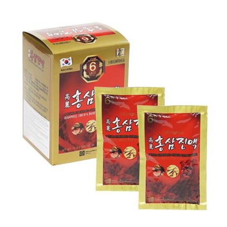 1 Hộp nhỏ 10 gói Nước hồng sâm 6 tuổi nhập khẩu Hàn Quốc CKD 10 gói x 70ml