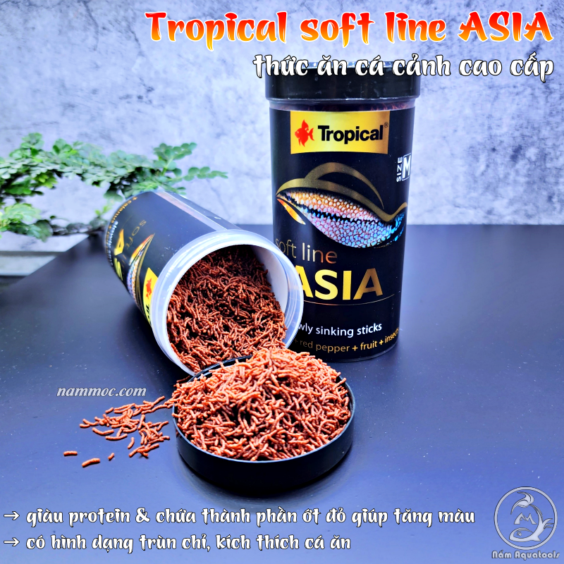 Thức ăn dạng trùn chỉ tropical soft line asia | thức ăn cao cấp dành cho các loài cá nhiệt đới châu á