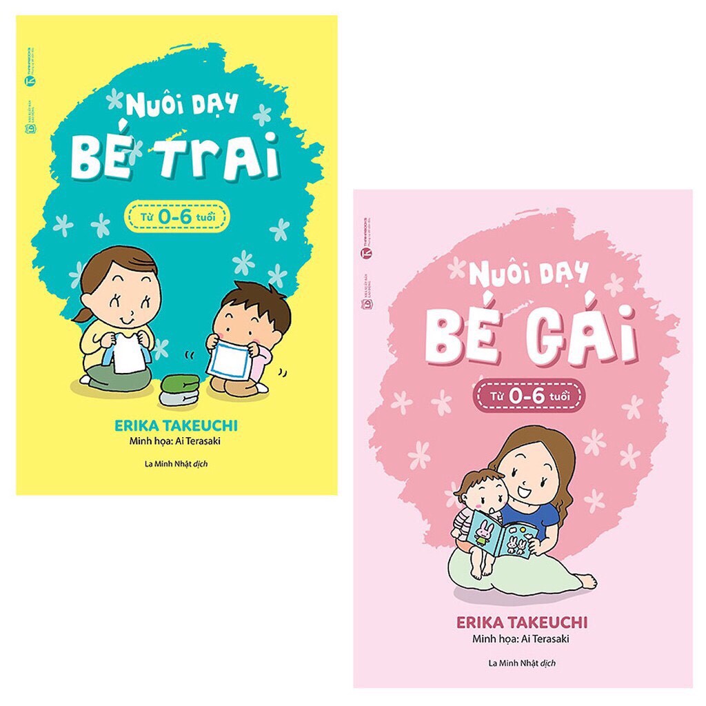 Sách - combo nuôi dạy bé trai bé gái 0-6 tuổi