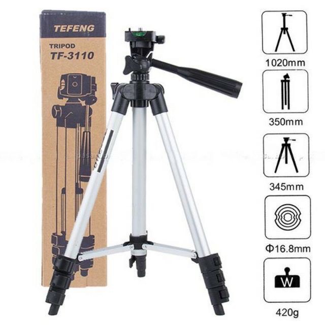 Gậy 3 Chân Tự Sướng Cho Máy Ảnh, Điện Thoại Chụp Hình Selfie Tripod 3110 - 3120 - 3366 Kèm Giá Đỡ  Điện Thoại & Máy Ảnh,AK