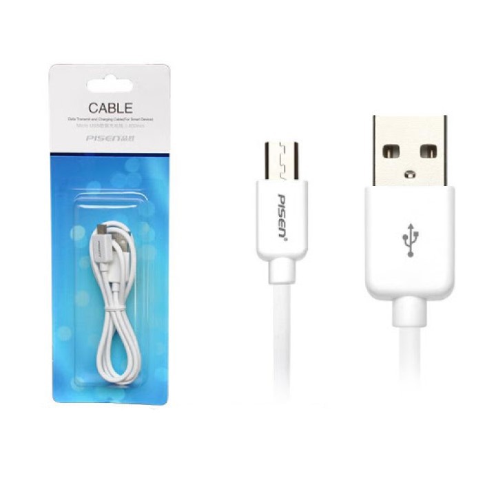 Dây cáp sạc micro usb pisen cho android