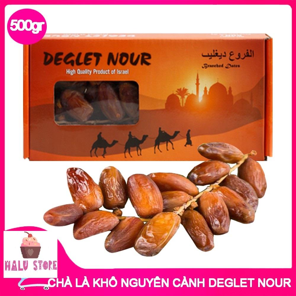 [SIÊU NGON] Chà Là Nguyên Cành Deglet Nour Israel hộp 500 gram