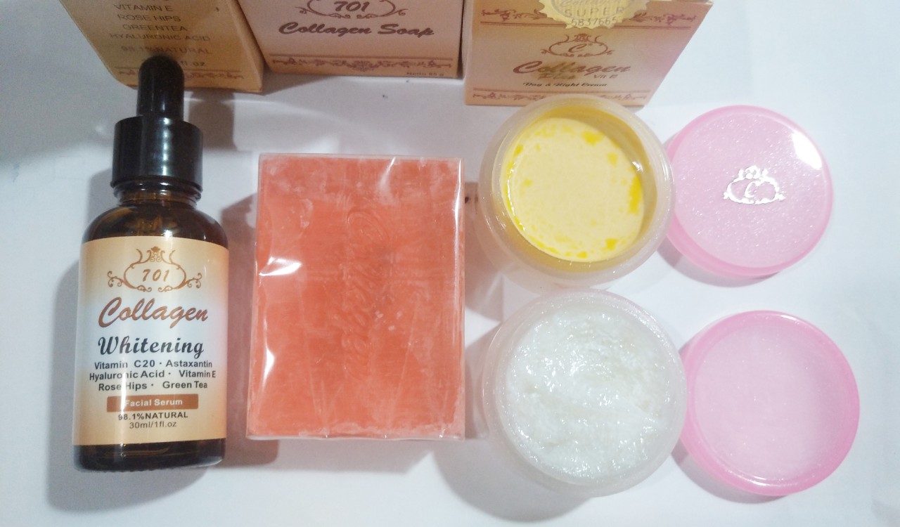 combo KEM và SERUM COLLAGEN PLUS VIT E dành cho da nám tàn nhang