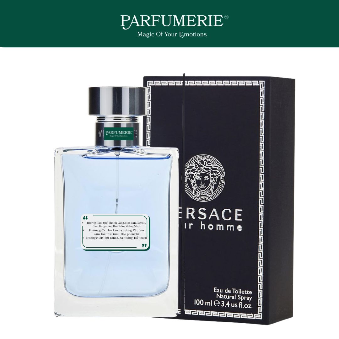 [Fullbox 100ml] Nước hoa nam V.S Pour Homme EDT hương thơm tươi mát, cá tính