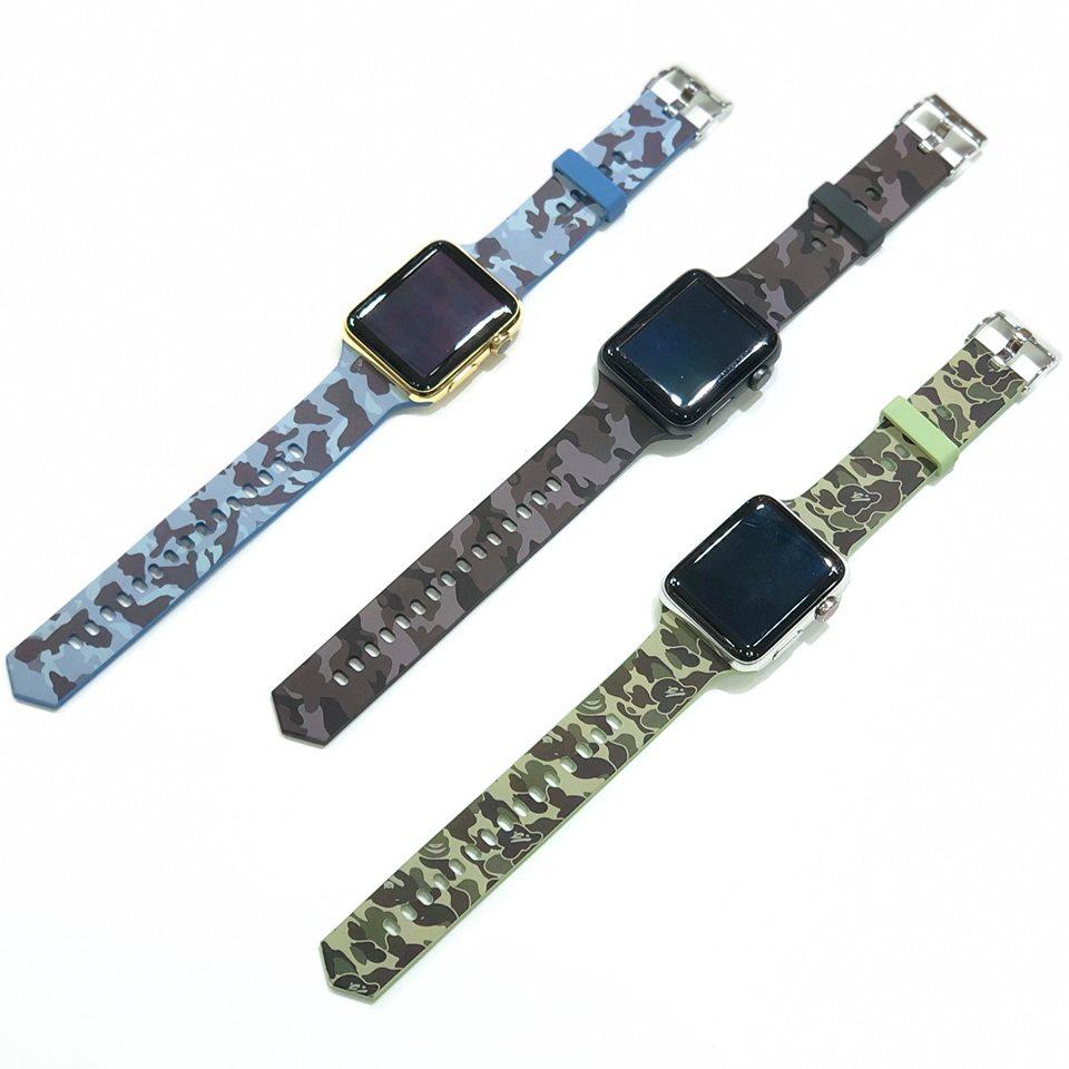 Dây Silicon apples watch hoạ tiết CAMO