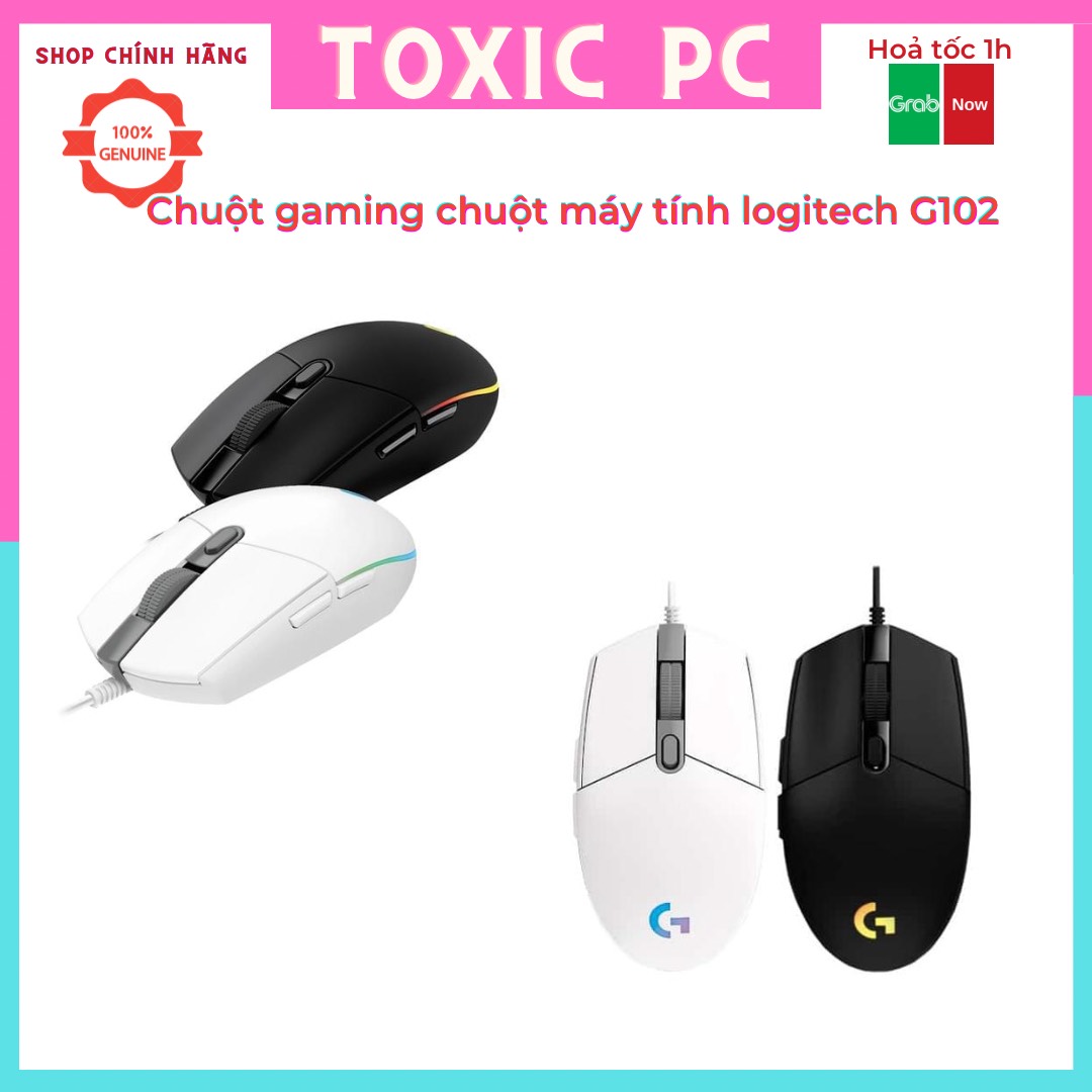 Chuột gaming logitech g102 led rgb 8000dpi độ chính xác