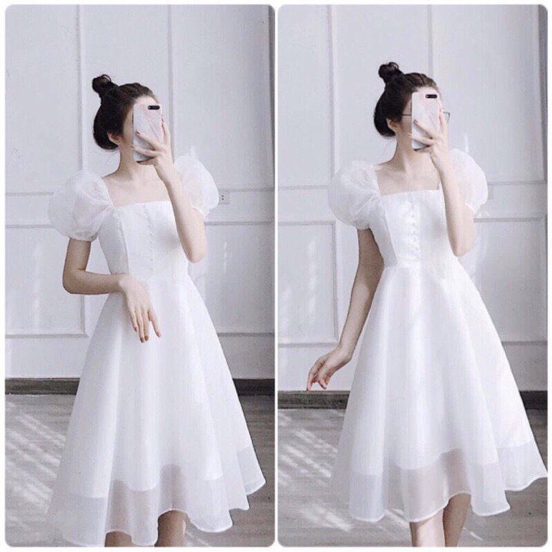 ĐẦM XÒE DÀI CÔNG CHÚA MỘNG MƠ ĐÍNH HẠT / MÚT NGỰC - FANCY DRESS T184