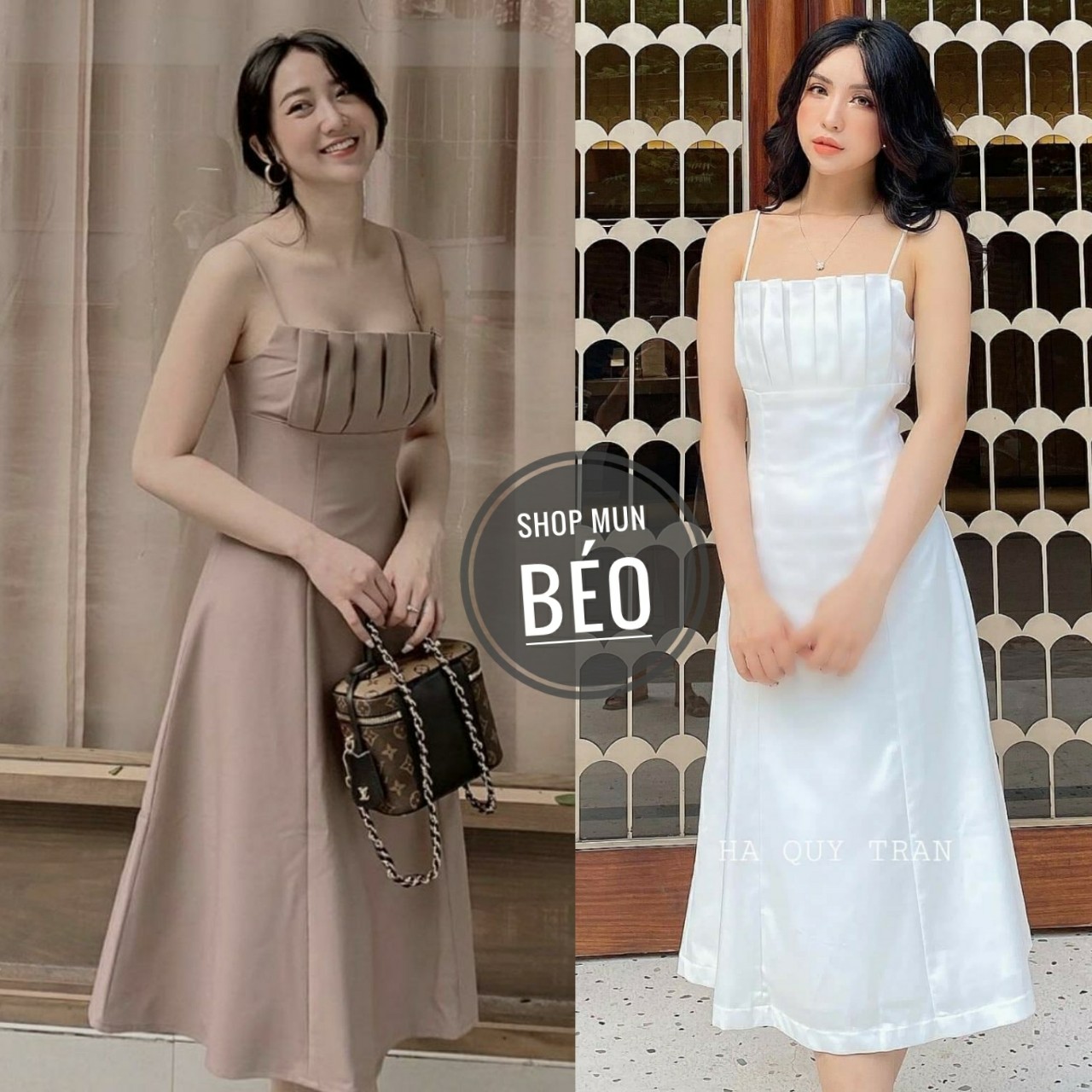 Váy cúp ngực, đầm 2 dây Lou dress xixeoshop - v458 | Shopee Việt Nam