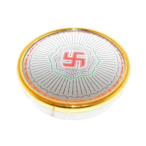Đèn hào quang phật họa tiết chữ vạn , hoa sen 18cm