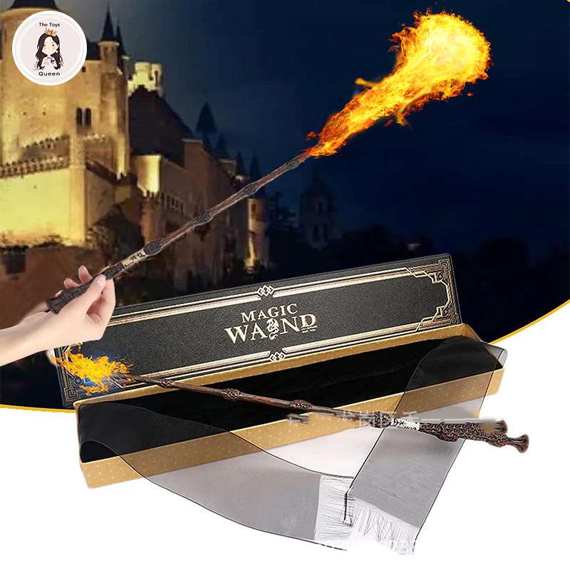 Đũa phép thuật harry potter tạo lửa phép với 5 phiên bản đũa cao cấp được làm mô phỏng giống trong phim dành cho bé