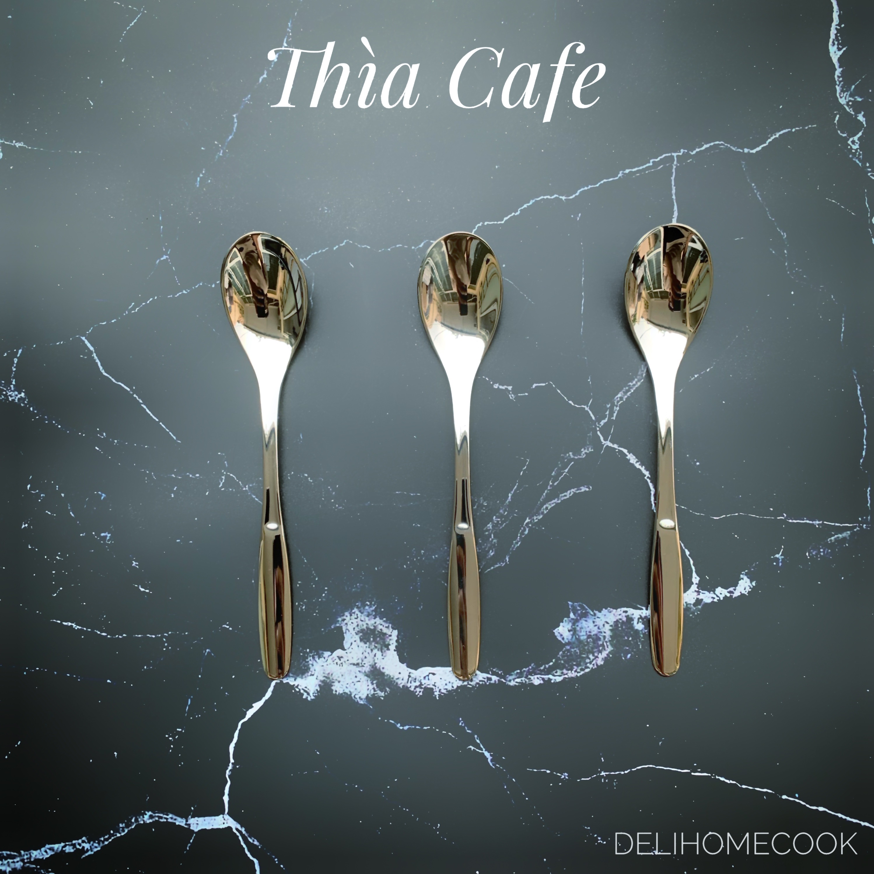 Thìa trà, thìa cà phê inox cao cấp phong cách châu âu chất liệu sus 304 cf-15