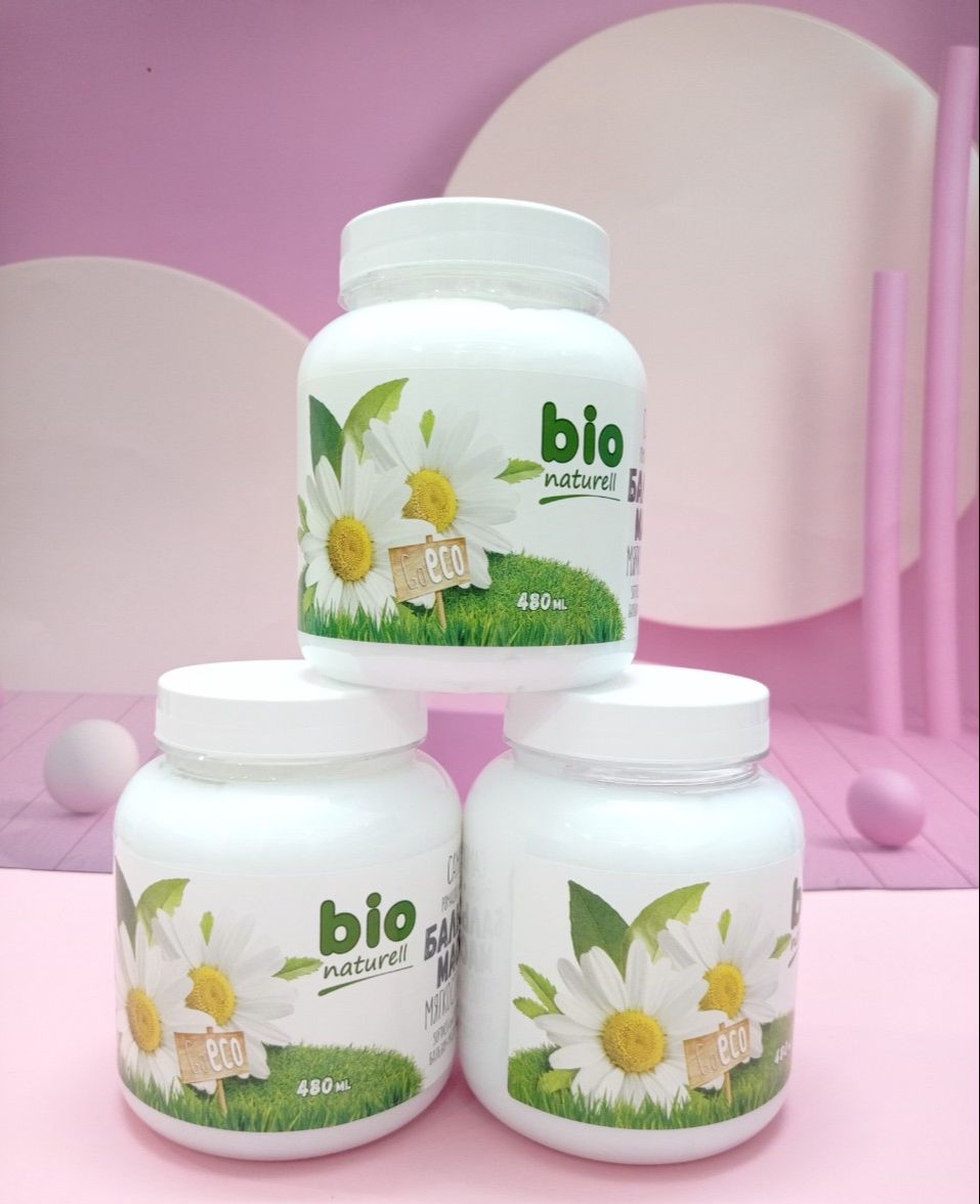 Kem ủ tóc hoa cúc Bio Natirell hàng Nga