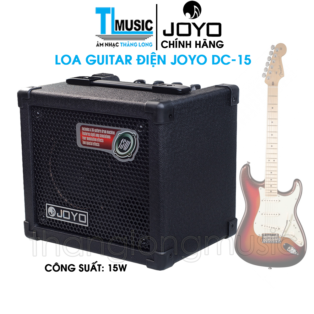 Chính Hãng Joyo DC-15 - Loa Amply Guitar Điện Công Suất 15W - Hoàn Hảo Cho Việc Tập Luyện Tại Nhà, Nhỏ Gọn Dễ Dàng Mang Đi