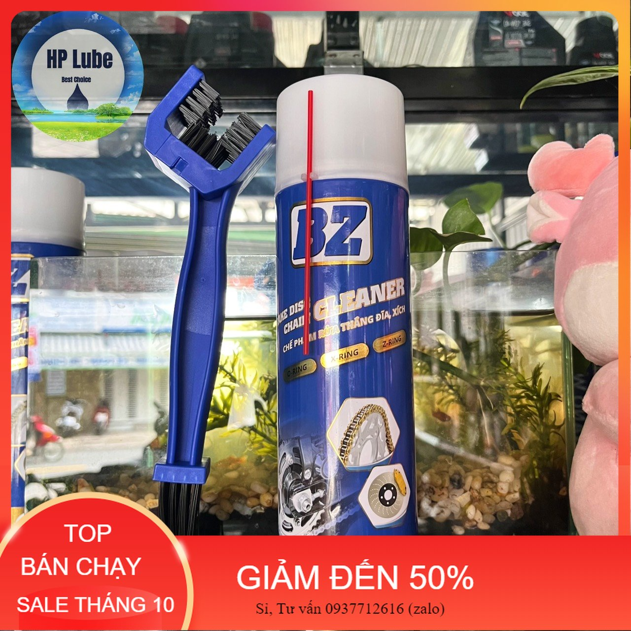 Chai rửa sên bz 600ml - vệ sinh sên bz mẫu mới dung tích lớn
