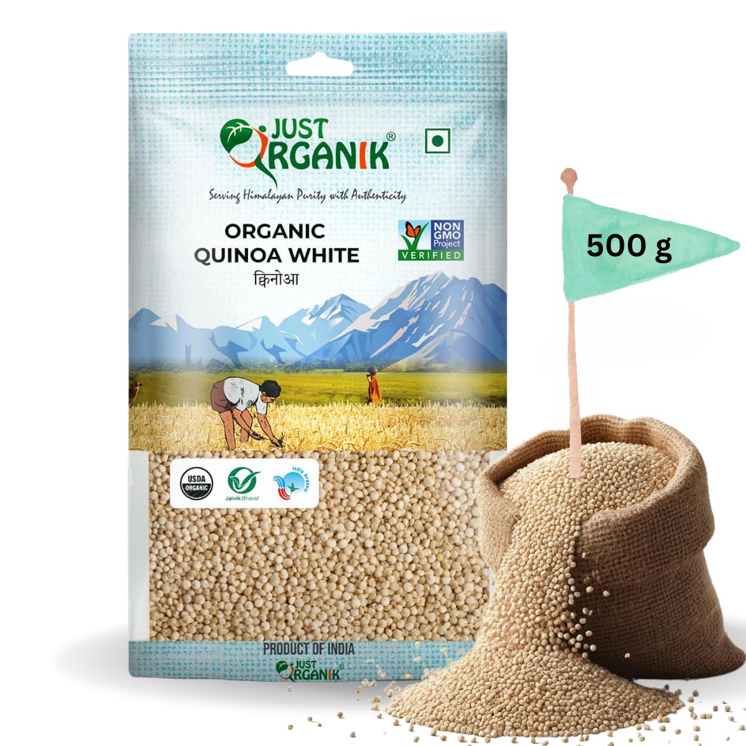 Just Organik White Quinoa 500g