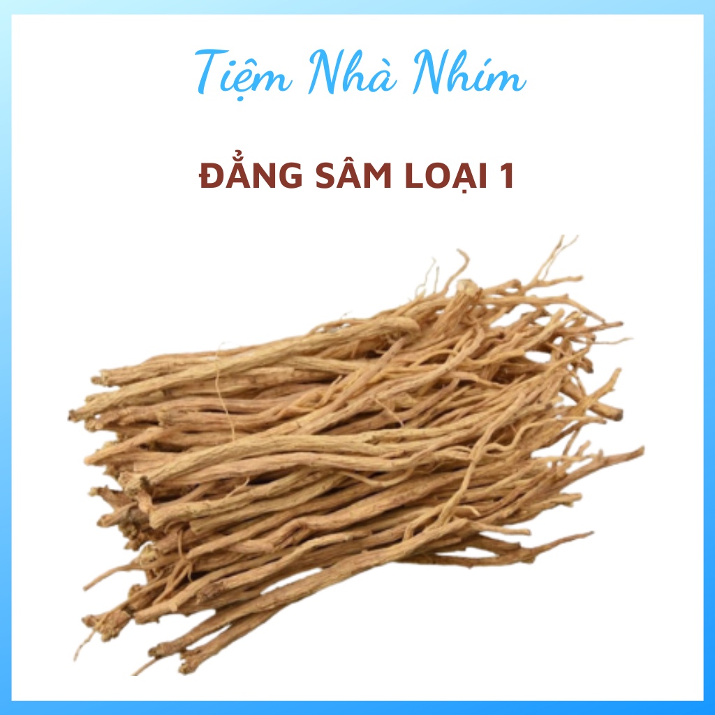 Đảng sâm khô 500g sợi đẹp, chắc, thơm, đẳng sâm bồi bổ thượng hạng