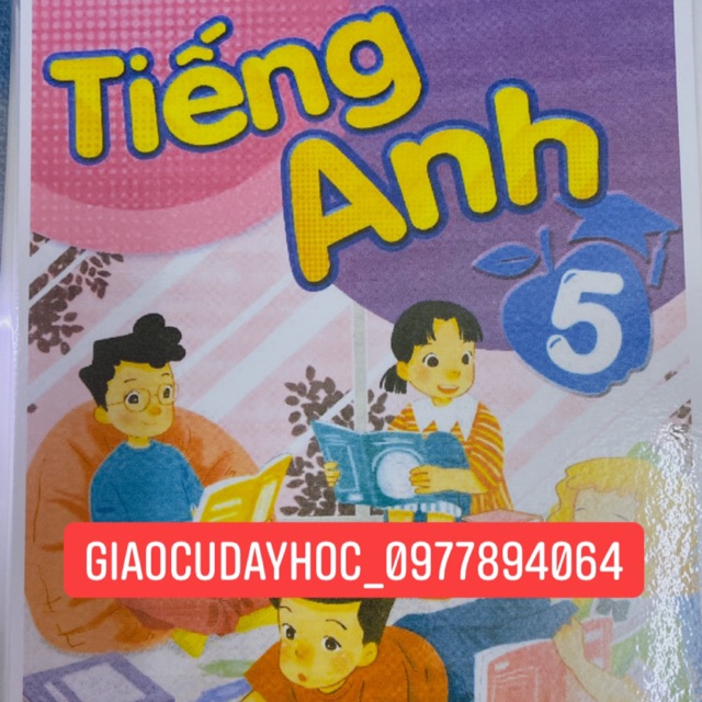 Flashcard tiếng anh lớp 5 bộ giáo dục ♥️156 thẻ thiết kế hai mặt ép plastics.