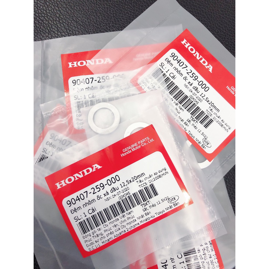 Long đền - đệm nhôm ốc nhớt Honda