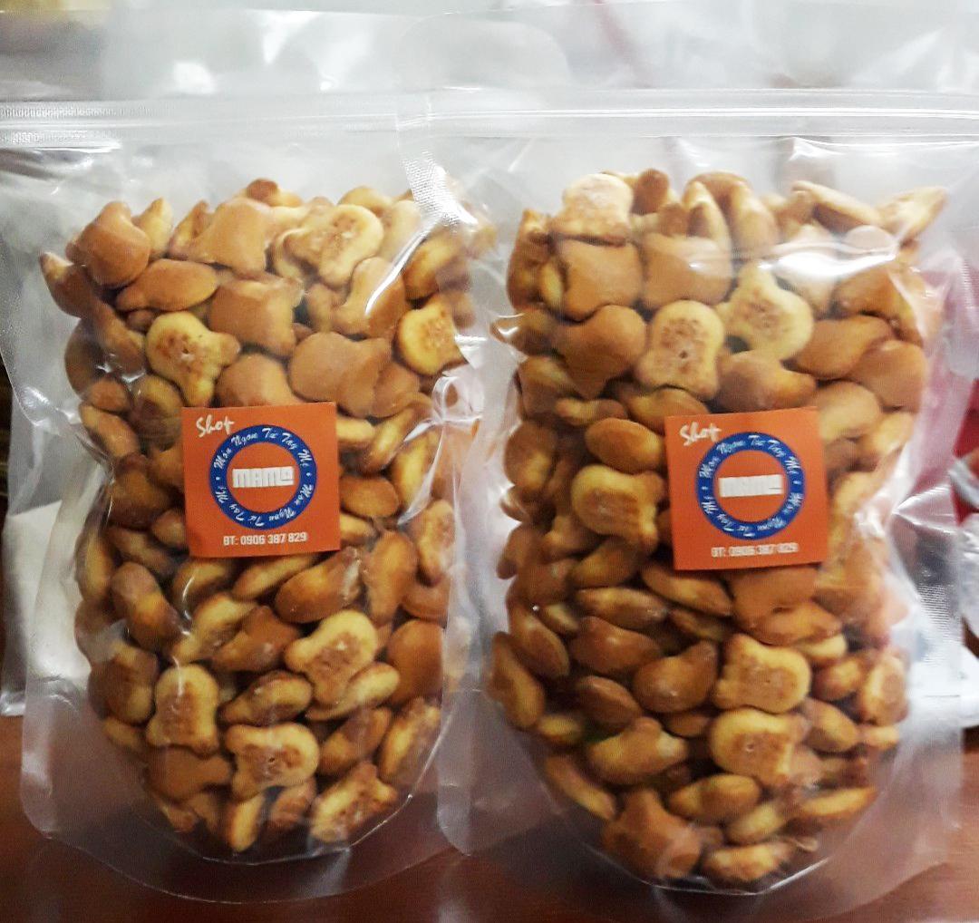 Gói 500gr Bánh hình gấu nhân Bơ Sữa Phô Mai thơm ngon hấp dẫn