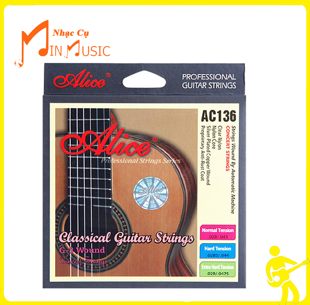 Dây Đàn Guitar classic Alice AC136 | dây nilong