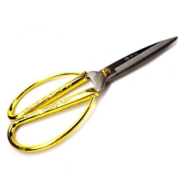 Kéo cắt gà và thịt đa năng inox siêu sắc-kéo cắt gà cán vàng giá rẻ siêu sắc-Kéo cắt thịt , thịt gà, thịt vịt siêu sắc