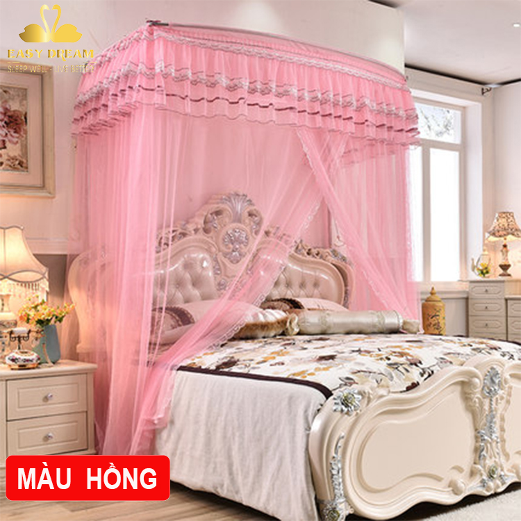 Màn khung xếp thu gọn - EASY DREAM -Mùng khung xếp cao cấp không khoan tường đẹp  chống muỗi