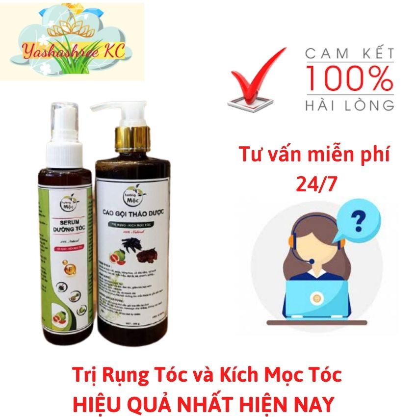 Bộ đôi cao gội + serum bưởi yashashree kc dầu gội đầu-dầu gội giảm rụng tóc-dầu gội kích mọc tóc