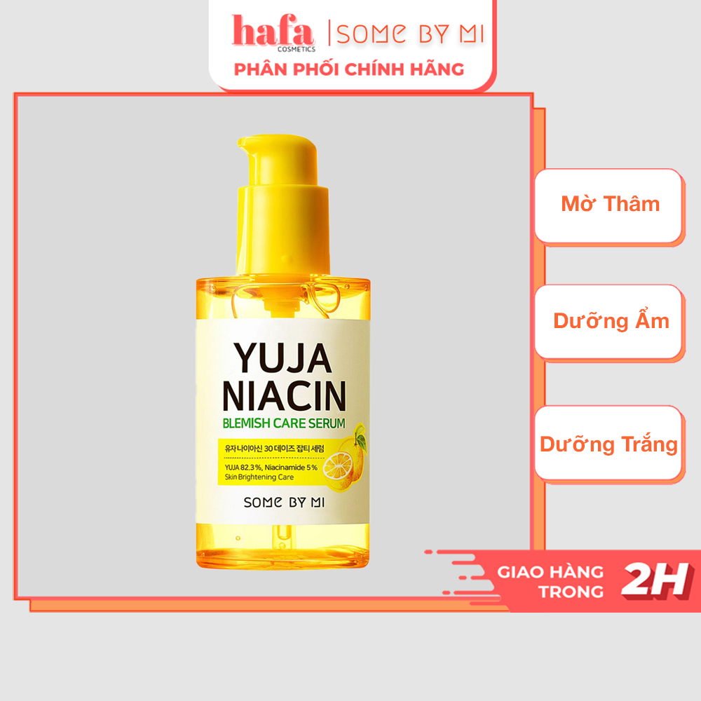 Serum dưỡng trắng da, làm mờ thâm mụn some by mi yuja niacin 30 days blemish care serum _ some by mi chính hãng