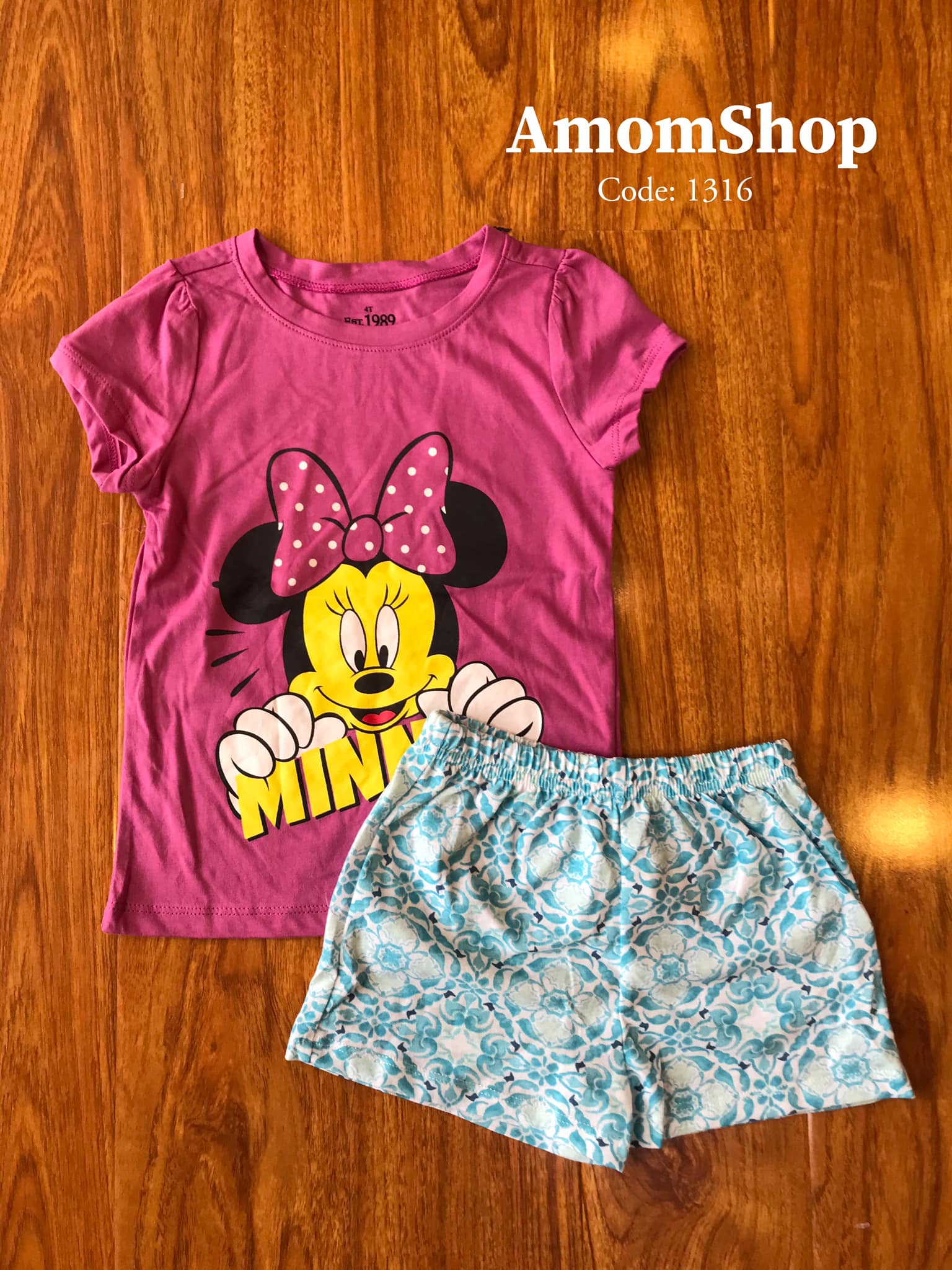Amom shop - set bộ bé gái - hàng hiệu xuất khẩu