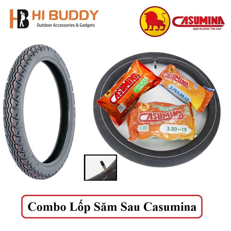 Bộ Vỏ Ruột Sau Casumina 2.50 - 17 Loại Tốt Dành cho Wave, Dream, Sirius, Taurus,...