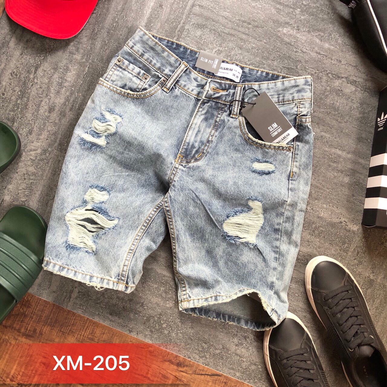 " rẻ vô địch"quần short jean nam cao cấp năng động fashionnew qsjn205
