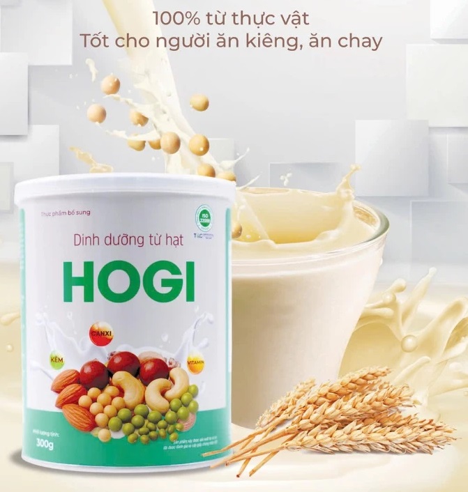 Hogi Nutritional Nut Milk Is Rich in Vitamins for Vegetarians (300Gr/Box)