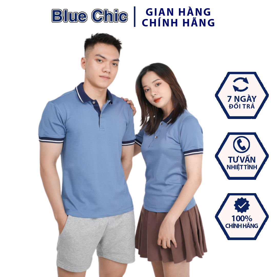 Combo 2 áo thun polo cá sấu nam nữ chất poly 100% thoáng mát hàng loại 1 cao cấp