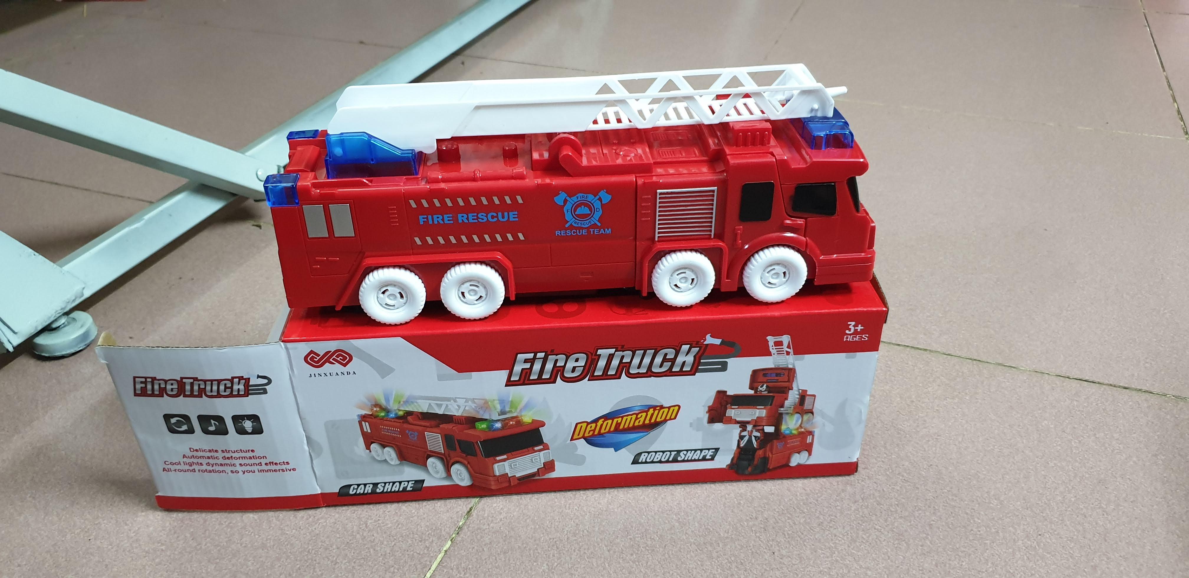 [HCM]XE CỨU HỎA TỰ BIẾN HÌNH THÀNH SIÊU NHÂN  - HÌNH THẬT