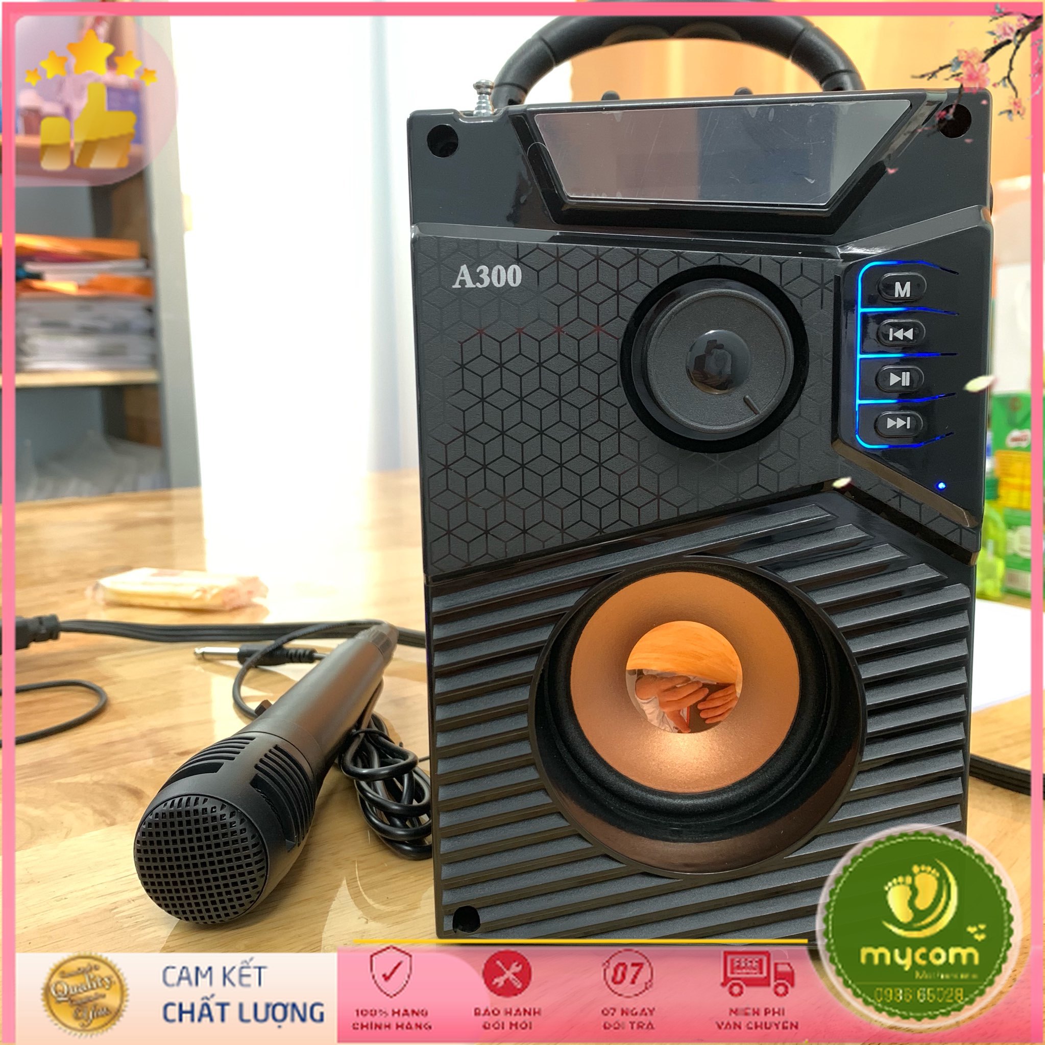 ( ẢNH THẬT 100% ) Loa bãi loa châu âu,Mỹ,LOA Sub - Loa karaoke kết nối bluetooth di động giá rẻ A300 âm thanh sống dộng bảo hành 12 tháng