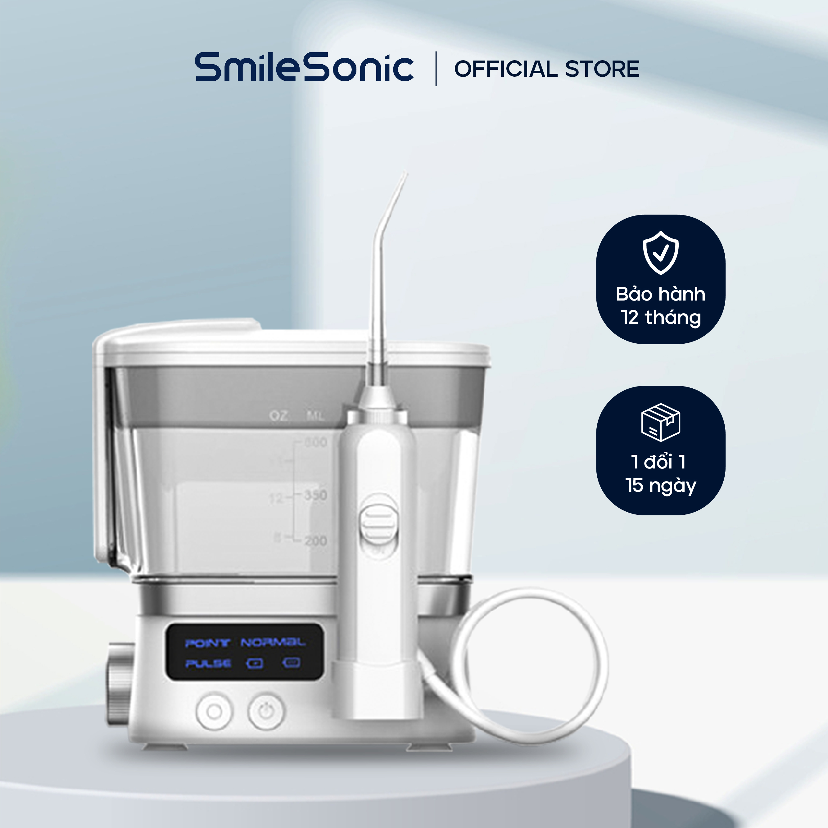 Máy tăm nước gia đình Smilesonic - Ngừa bệnh răng miệng cả gia đình