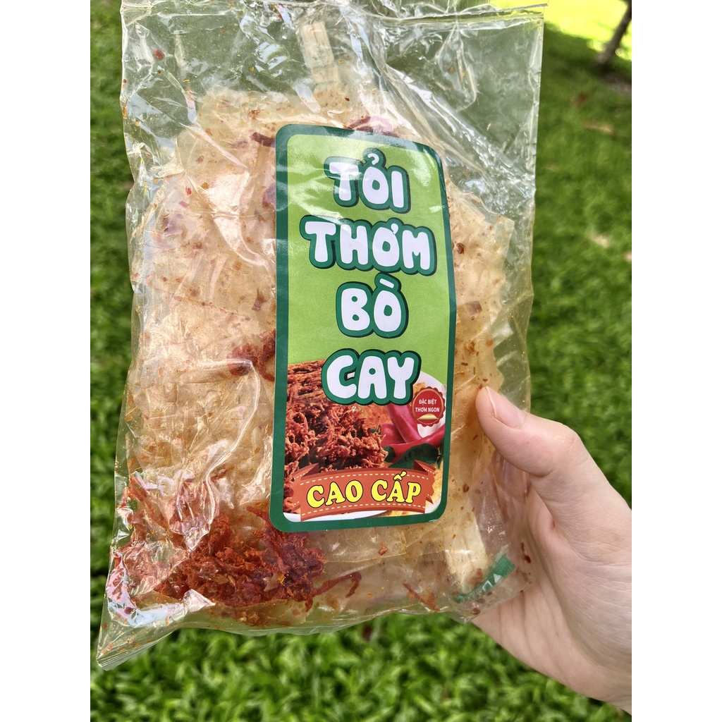Bánh tráng tỏi thơm bò cay