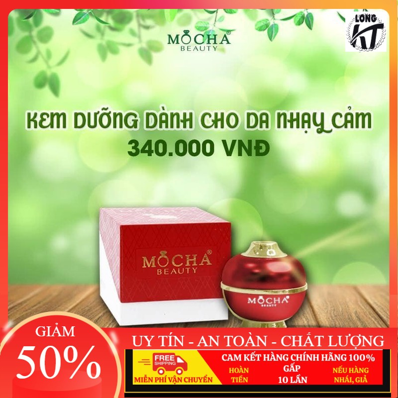 [cam kết chính hãng 100% ] Kem Face cho Da nhạy cảm Mocha - Herbal Luxury Face Cream 20gr Giúp dưỡng trắng Da dịu nhẹ, tái sinh Da, chống lão hóa Da, ..