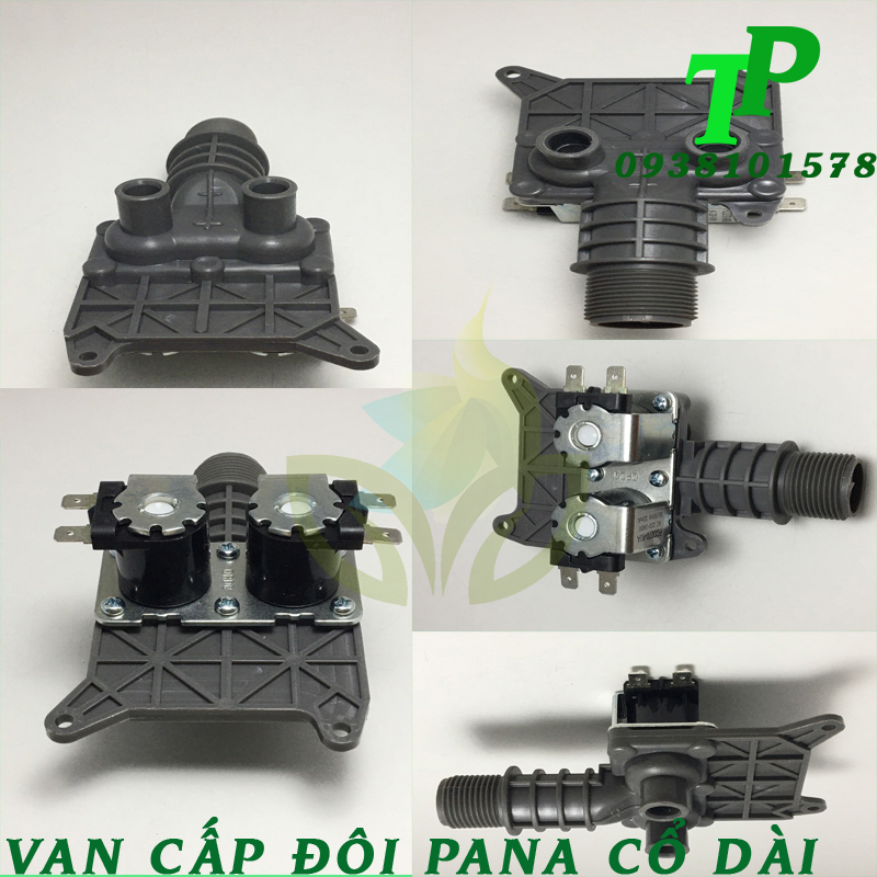 Van cấp nước máy giặt panasonic đôi cổ dài
