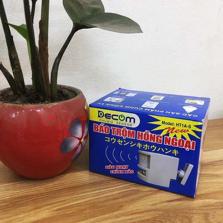 Bộ báo trộm cảm biến chuyển động hồng ngoại ht1a - 220v ac - bh 12 tháng