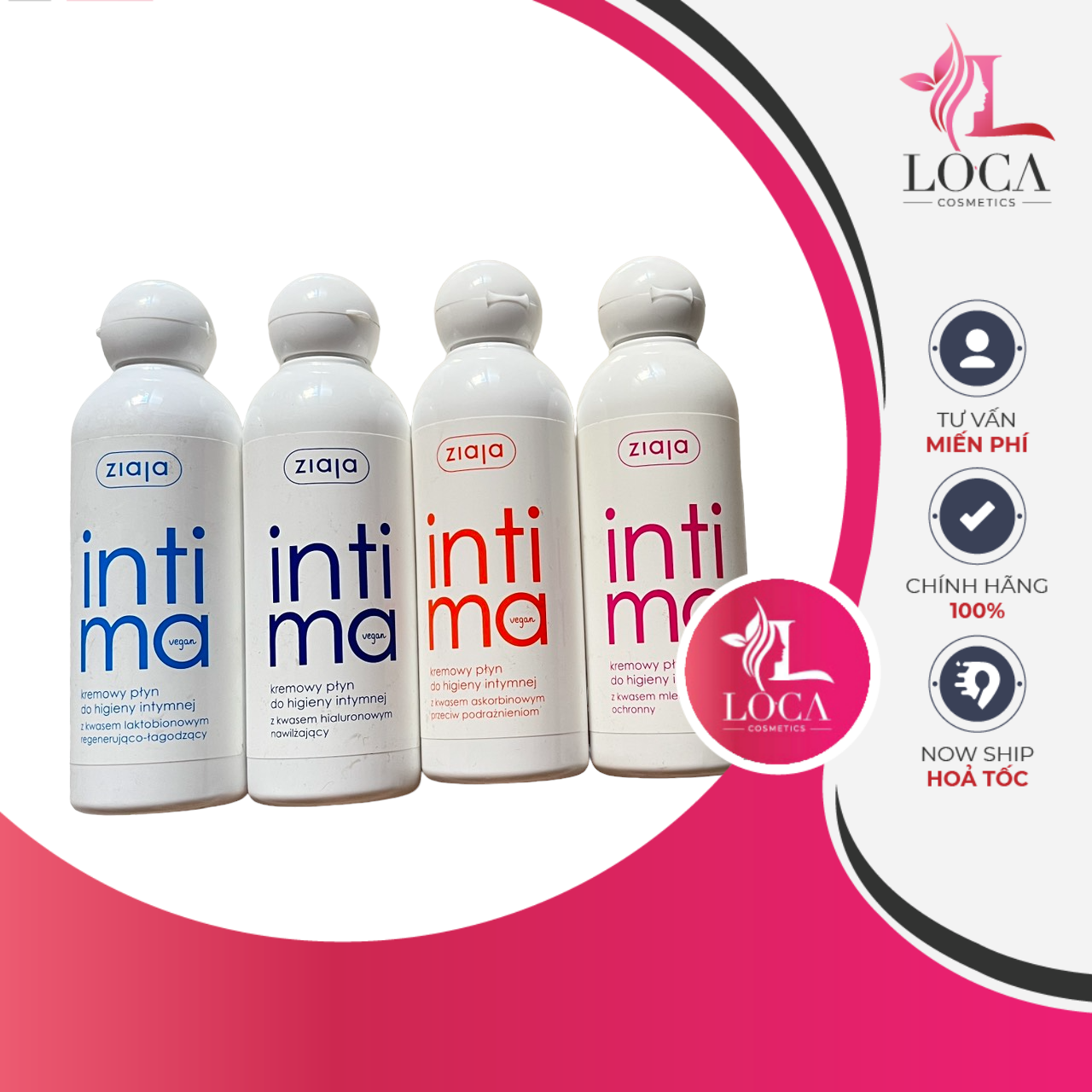 Dung dịch vệ sinh intima ziaja balan 200ml - 500ml