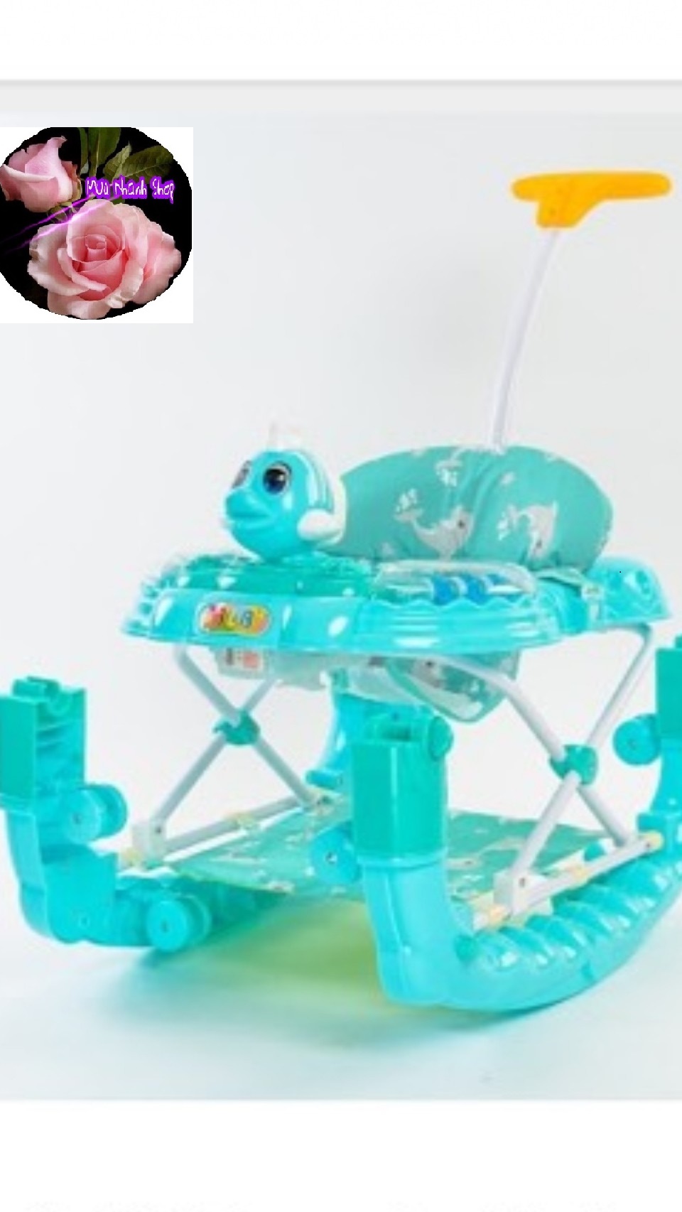 [HCM]Xe tập đi kết hợp bập bênh 2 trong 1có nhạc có tay đẩy - 514