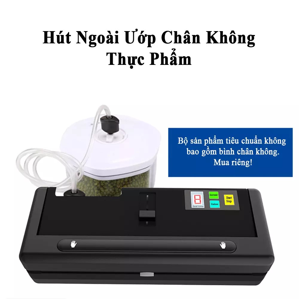 Máy hút chân không thực phẩm p280 không kén túi phiên bản mới 2021 - chính hãng- bảo hành 12 tháng