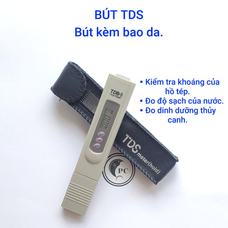 Bút đo tds thử nước sạch kiểm tra nồng độ khoáng của hồ cá cảnh thủy sinh