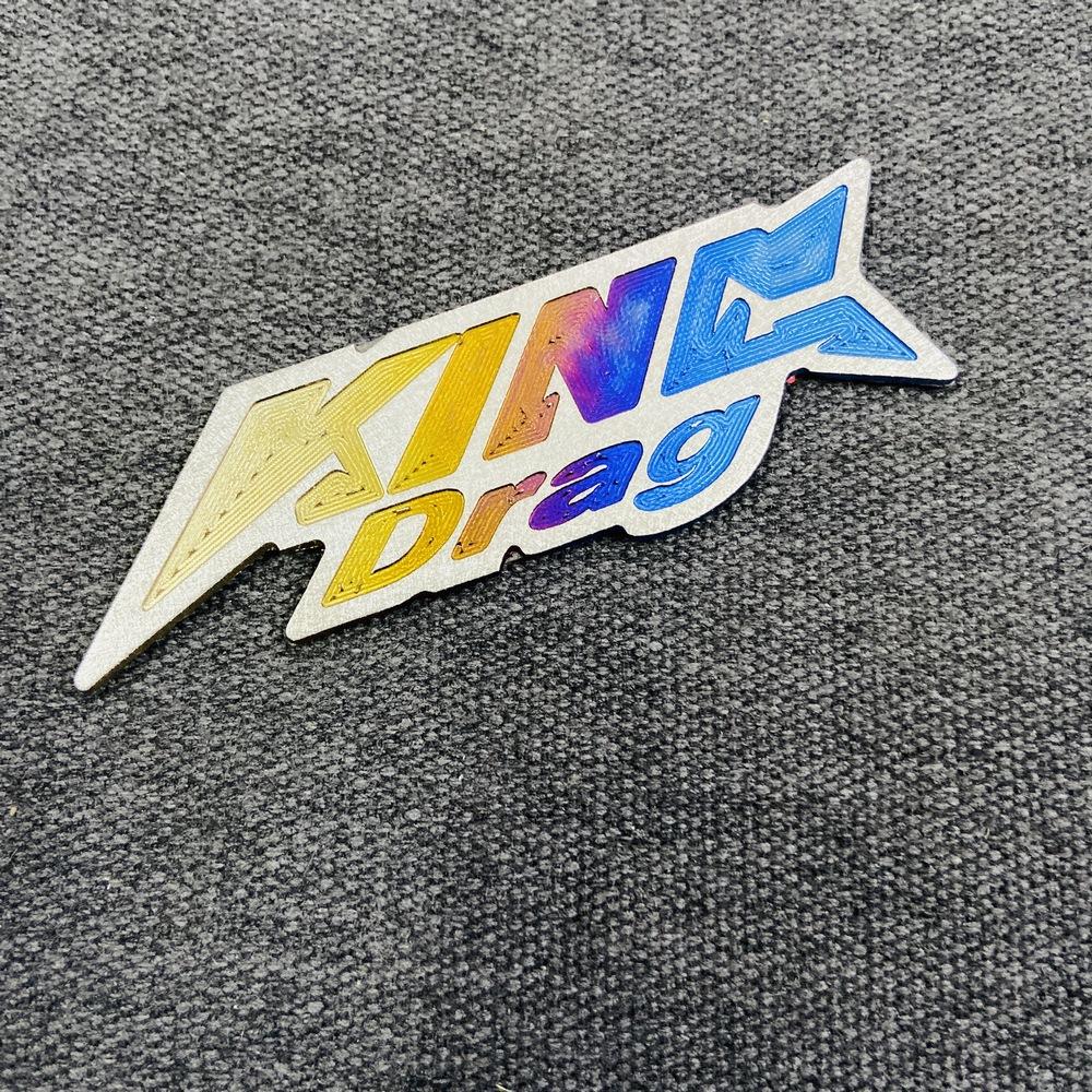 ( TITAN 100% ) TEM TTIAN KINGDRAG DÁN GẮP XE MÁY, LOGO KING DRAG TITAN DÁN XE MÁY