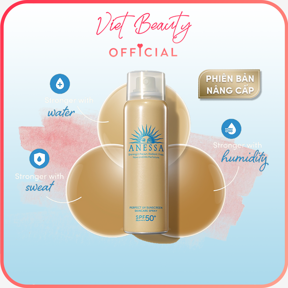 Xịt chống nắng bảo vệ hoàn hảo Anessa Perfect UV Sunscreen Skincare Spray 60g