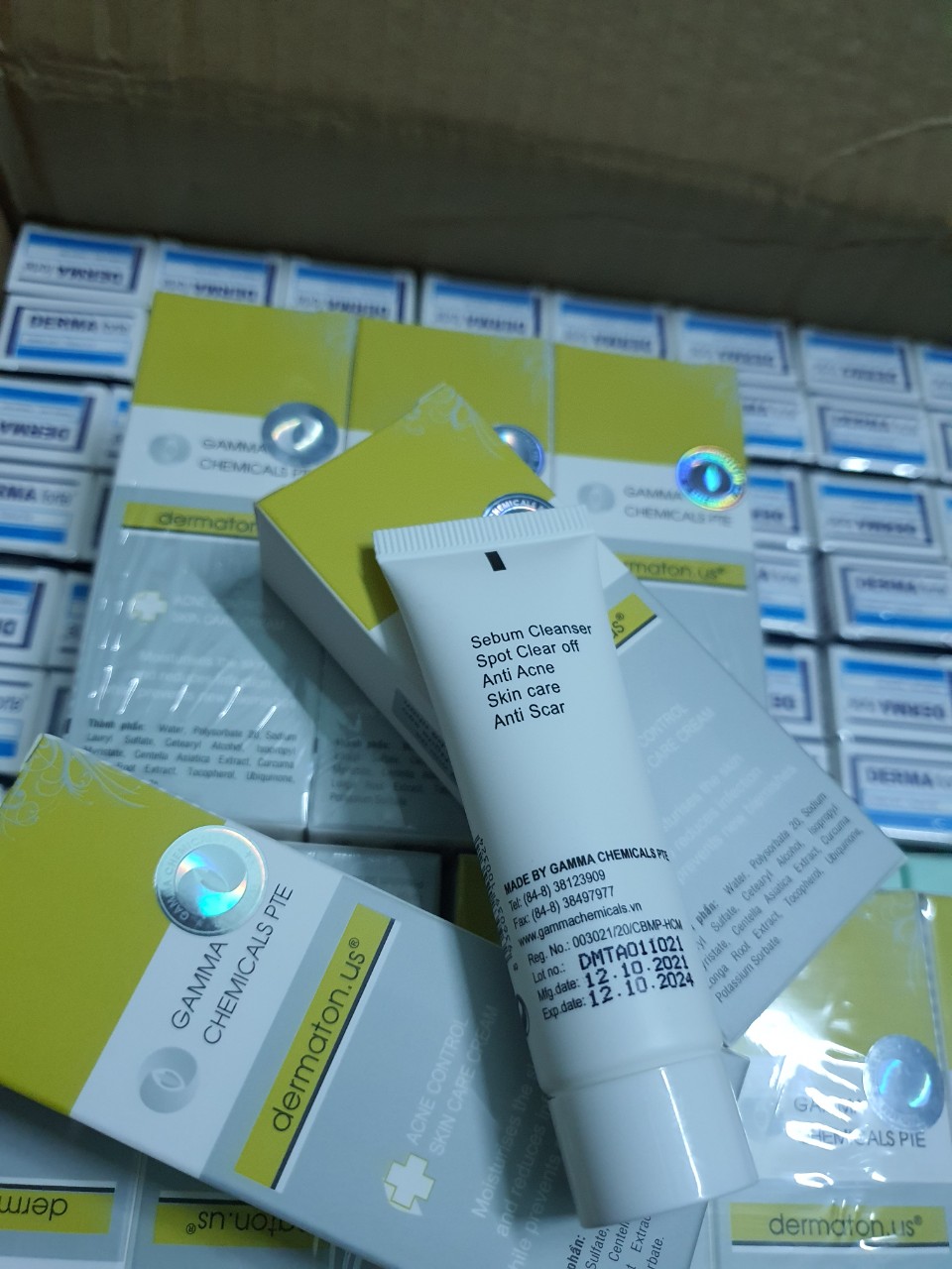 Kem ngừa mụn thâm Dermaton US Gamma Chemicals, giảm sẹo mụn trứng cá