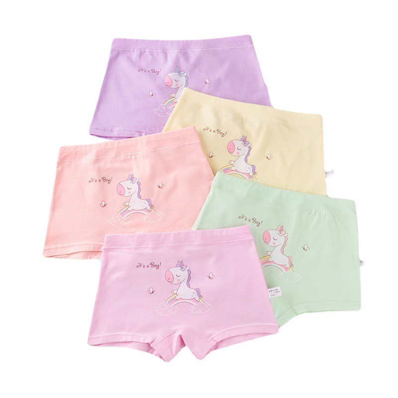 [HCM] combo 4 Quần Chip đùi bé gái mẫu ngựa PONY dễ thương - hàng cao cấp nhập quảng châu dành cho bé từ 10kg đến 35kg